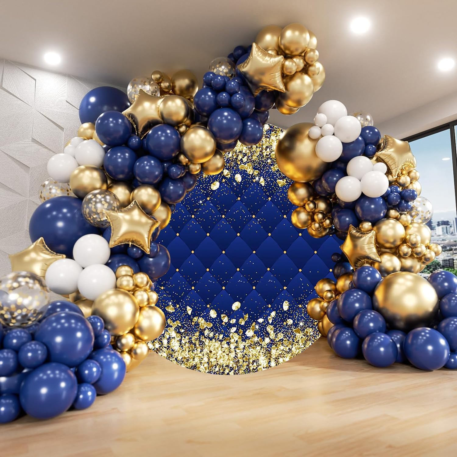 ブルーフルーテッド メガ & プリンセス オーナメント セット|ロイヤル